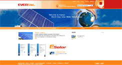 Desktop Screenshot of eversolcorp.com
