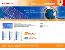 Tablet Screenshot of eversolcorp.com